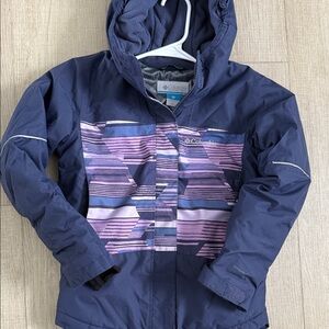 Columbia Kids' Navy and Lavender Jacket